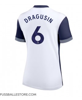 Günstige Tottenham Hotspur Radu Dragusin #6 Heimtrikot Damen 2024-25 Kurzarm